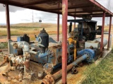 NOV Triplex JWS/340 well service pump, serial:1250353-2, diesel tank, hydraulic driven centrifugal,