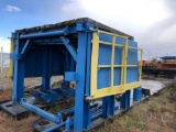 Sub structure work floor/skid, 9 foot x 7 foot  w/4 foot x 7 foot wings and handrails, total skid di