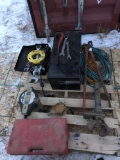 Wrenches, Penel hitches, sockets, fish tape
