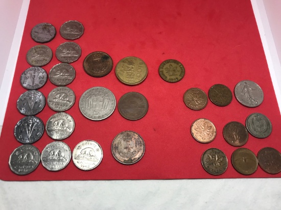 Various Foreign Coin Lot