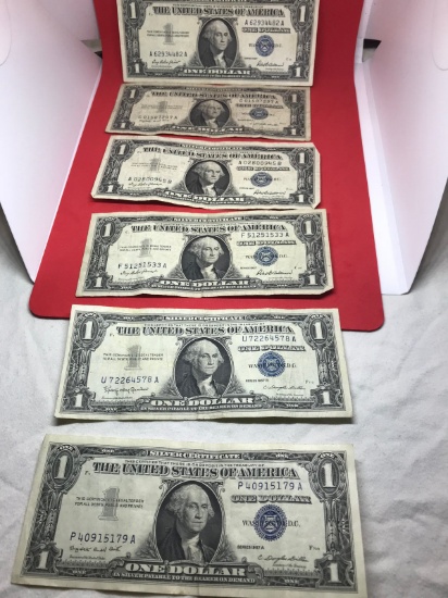 6- 1957 Silver Certificates