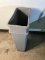 2- skinny commercial trash cans