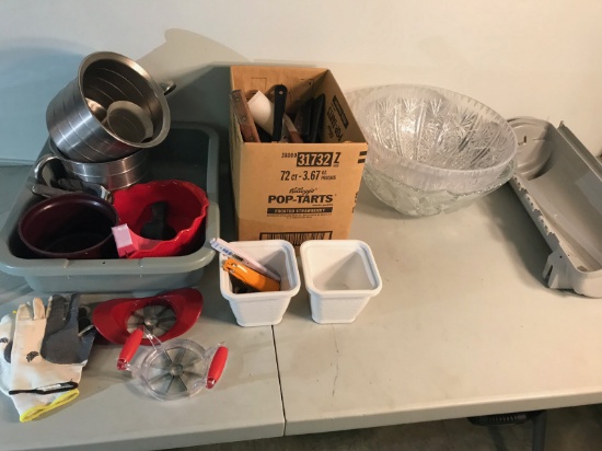Assorted Kitchen items, utensils and more