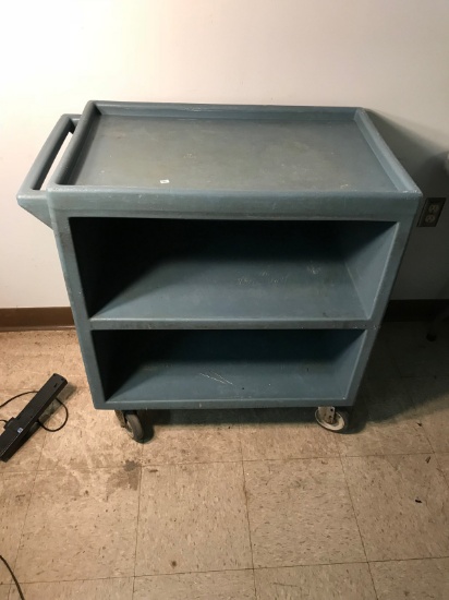 Commercial heavy duty 3 shelf cart, 30 inches long