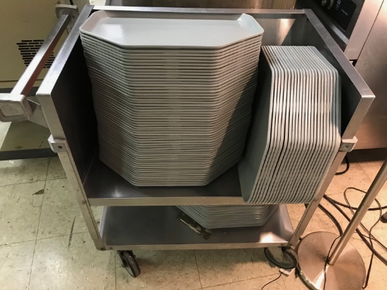 Stainless tray cart, Trays NOT included