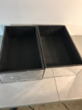 2 semi insulated tabletop serving bases