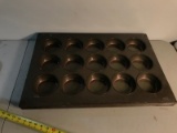 3- 26 x 18 inch muffin pans