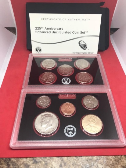 225th Anniversary Enhanced Uncirculated 2017 Coin Set