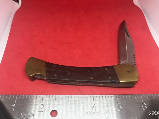 KA-BAR folding lockback knife, single blade