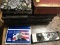 3 Jewelry boxes with misc costume jewelry, and a 2003 uncirculated coin set