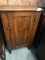 Antique Wooden Cabinet, solid wood, with fixed shelves, and solid wood back, 41 inches tall