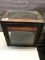 Antique Countertop store display, top glass is cracked, 15 wide, 15 tall, and 11 deep