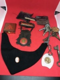 Misc Vintage Lot, keys, pins, achievement awards