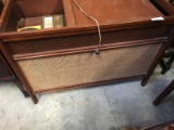 RCA Victor Cabinet Radio, with record player.  38 inches long, unit is untested