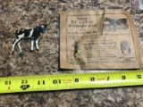 1- De Laval Creamer Small Tin Advertising piece, and one bag