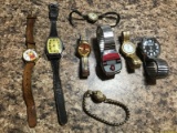 Watch lot, several different styles and makers