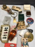 Vintage Lot, collectibles, keychain, and more