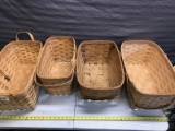 Lot of Baskets, with a name written in marker