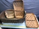 Lot of Baskets, with a name written in marker