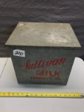 Galvanized Sullivan Milk Products milk box