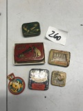 Lot of small Vintage Tins, medicine and Turntable needle boxes