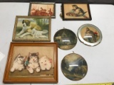 Vintage Picture collection, the cat picture is almost 3D like