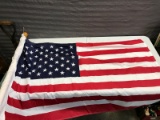 3 x 5 American flag on pole