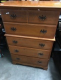 5 Drawer Chest of Drawers with dovetailed drawers, Matches item 53 and 84, 48 inches tall