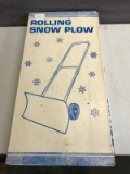 Rolling Snow Plow, unused