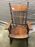 Vintage, Likely Antique wooden rocking chair, lots of charm and character