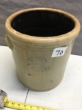 Large Crock with Bumblebee design, minor blemishes