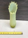 Hobnail Glass Vase, approx 10 inches tall
