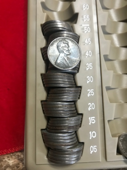 One Roll, 50 steel war cents