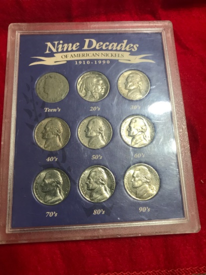 Nickel Collection, all circulated