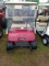 Red Electric EZ GO Golf Cart