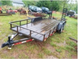 16' Duel Axle trailer with title
