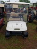 EZ GO White Golf Cart