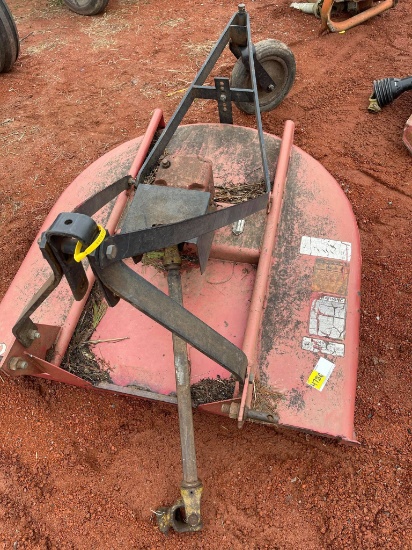 RED BUSHHOG HAS PTO