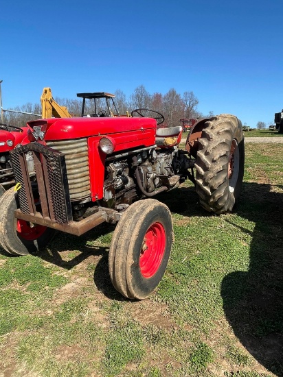1965 MASSEY FERGUSON (NEW REBUILT ENGINE - RADIATOR - STARTER - POWER STEER