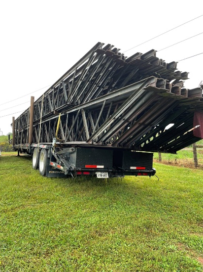53' CLEAR SPAN TRUSSES - 38 TOTAL ON TRAILER (DOES HAVE 57 TOTAL IF BUYER W