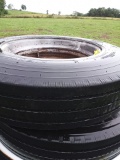 9R225 WHEEL AND TIRE (2 TOTAL)