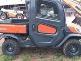 KUBOTA RTVX1100C DIESEL RTV - 167 HOURS - HEAT & AIR - MOVES BUT DOES NOT P