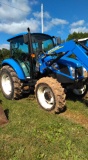 NEW HOLLAND T4.75 TRACTOR W/ LOADER BUCKET 1550 HOURS