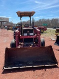 MASSEY FERGUSON 360 TRACTOR WITH LOADER (HOURS 1650)