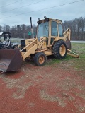 FORD 555 B BACKHOE - 7202 HOURS