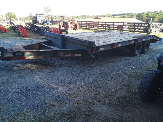 1996 TOSH 18 FT DUAL AXLE FLAT DECK TRAILER *WITH TITLE*