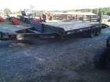 1996 TOSH 18 FT DUAL AXLE FLAT DECK TRAILER *WITH TITLE*