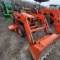 KUBOTA B7500 4X4 W/ LOADER & MOWER DECK - 876 HOURS SN:31811