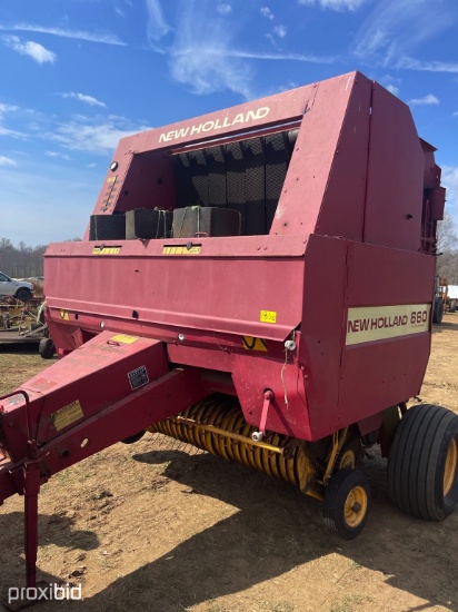 NEW HOLLAND 660 AUTO WRAP BALER W/ PTO & BELTS