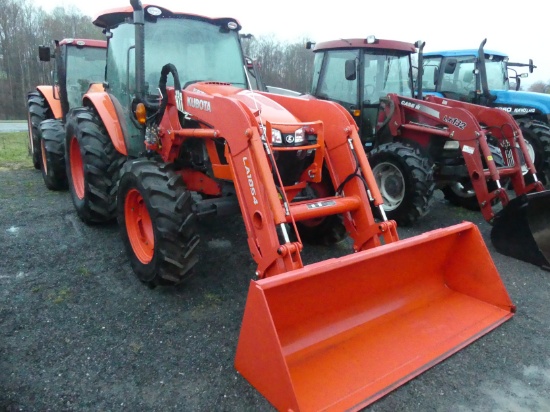 KUBOTA M5-111 4X4 W/ CAB W LA1854 LOADER 873 HRS